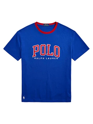 Classic Fit Letterman-Logo T-Shirt