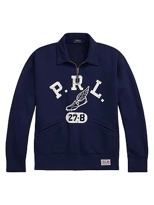 Vintage-Fit Logo Fleece Sweatshirt