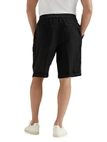 Garment Dyed Bermuda Shorts Linen Gabardine