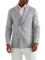 Houndstooth One and a Half Breasted Blazer