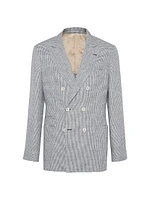 Houndstooth One and a Half Breasted Blazer