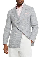 Houndstooth One and a Half Breasted Blazer
