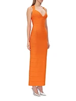 The Sutton V-Neck Gown