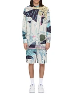 Printed Shirt Seersucker Cotton
