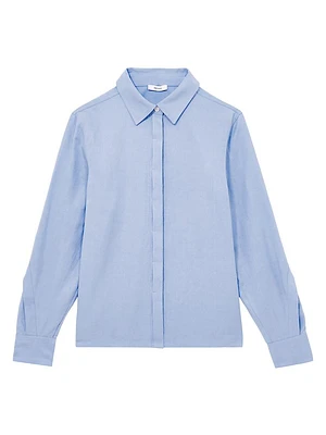 Buttoned-Sleeve Shirt