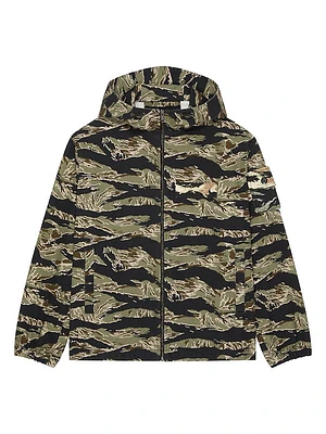 Windbreaker Cotton with Camo Print