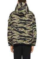 Windbreaker Cotton with Camo Print
