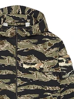 Windbreaker Cotton with Camo Print