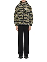 Windbreaker Cotton with Camo Print