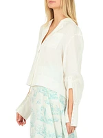 Chelsea Clarissa Relaxed-Fit Linen Shirt