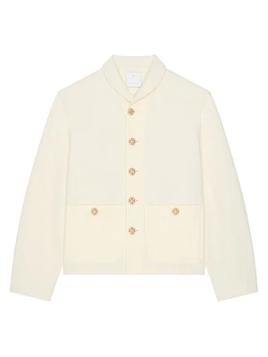 Jacket in Denim with 4G Jewel Buttons