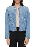 Jacket Denim with 4G Jewel Button
