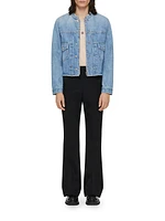 Jacket Denim with 4G Jewel Button