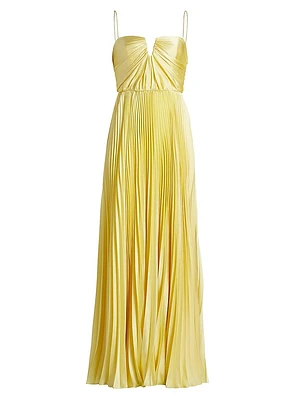 Annna Hammered Satin Gown