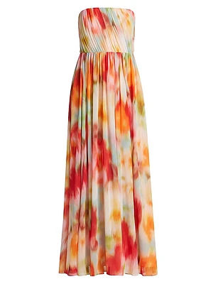 Marlee Crinkle Chiffon Gown