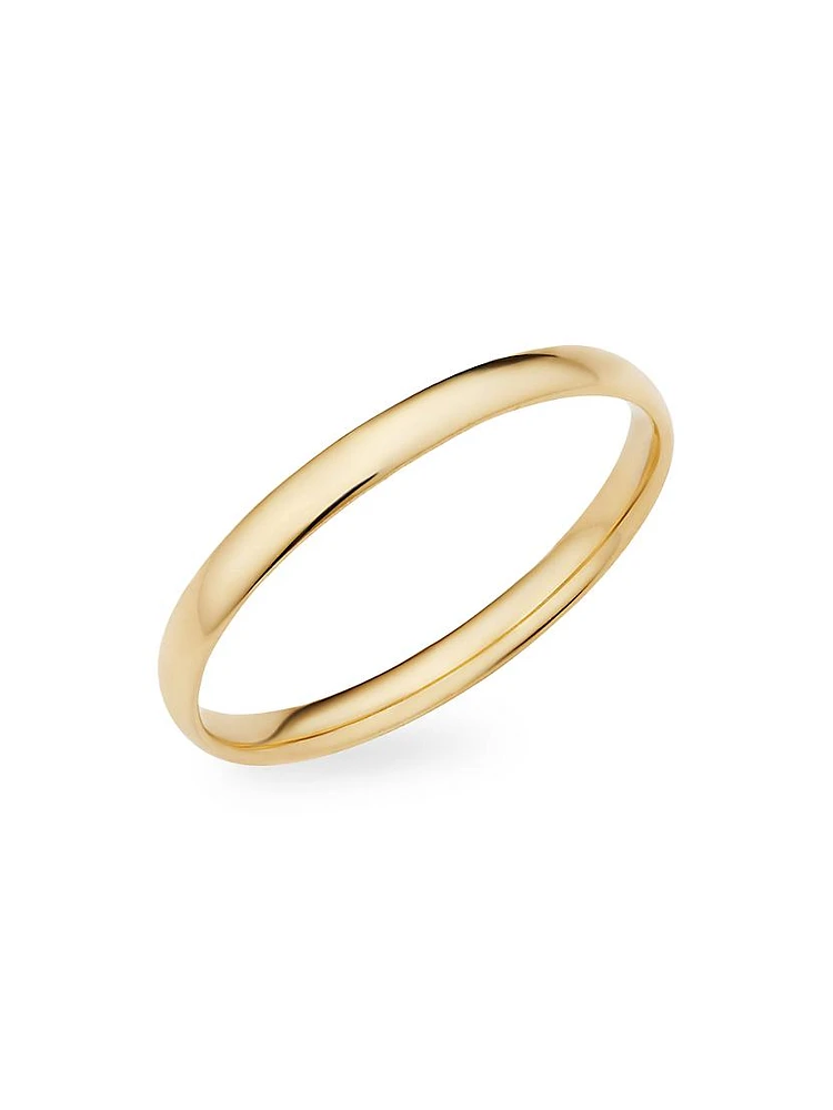 14K Yellow Gold Forever Band Stack Ring