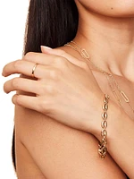 14K Yellow Gold Forever Band Stack Ring