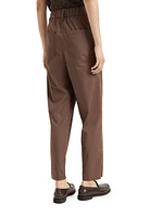 Lightweight Poplin Five Pocket Track Trousers with Monili