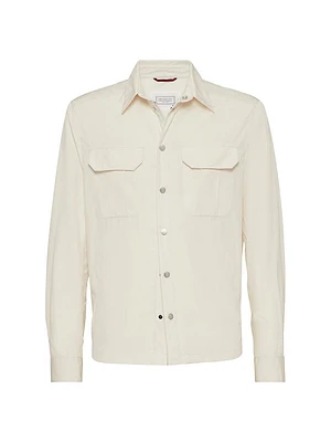 Shirt Style Unlined Outerwear Jacket