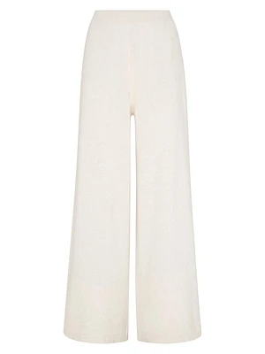 Virgin Wool, Cashmere and Silk Knit Trousers