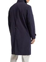 Water Resistant Microfiber Unlined Trenchcoat