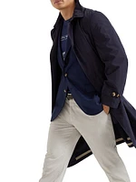 Water Resistant Microfiber Unlined Trenchcoat