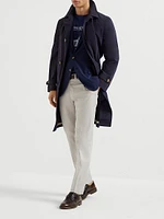 Water Resistant Microfiber Unlined Trenchcoat