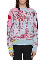 Sweater Cotton with Jacquard