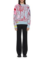 Sweater Cotton with Jacquard