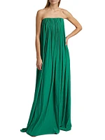 Wynn Strapless Column Gown