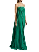 Wynn Strapless Column Gown