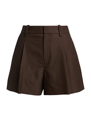 Charles Pleated Tailored Shorts