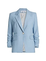 Battista One-Button Dickey Jacket
