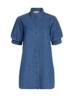 The Play Cotton Denim Minidress