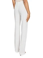 Tailored Straight-Leg Pants
