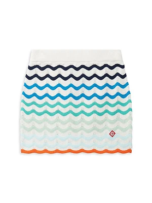 Little Girl's & Wavy Crochet Skirt