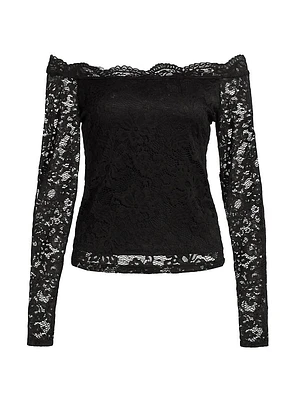 Lace Off-the-Shoulder Top