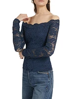 Lace Off-the-Shoulder Top
