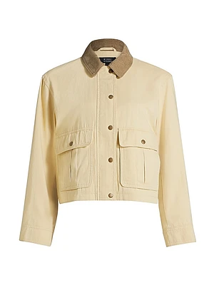 Classic-Cut Twill Jacket