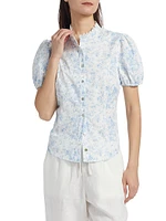 Toile Lace-Trim Shirt