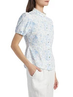 Toile Lace-Trim Shirt