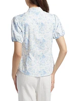 Toile Lace-Trim Shirt