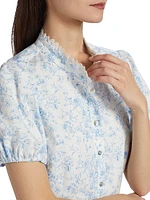 Toile Lace-Trim Shirt