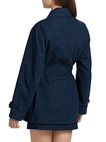 Denim Belted Jacket