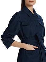 Denim Belted Jacket