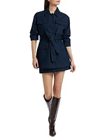 Denim Belted Jacket