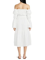 Seine Gauze Midi-Dress