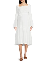Seine Gauze Midi-Dress