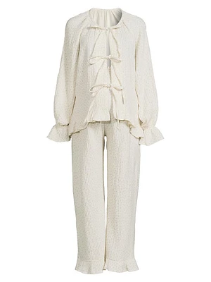 Cozy Tie Muslin Lounge Set
