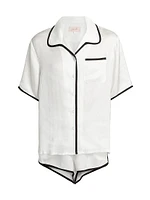 Annabelle Satin Boxer Pajama Set